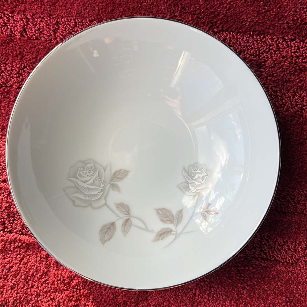 🦃🎁🐰NORITAKE “ROSAY” 6216 7 PC CHINA SET 🌹 - Picture 9 of 12